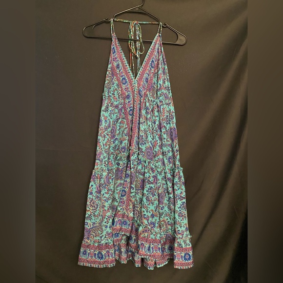 Zury Vibrant Paisley Halter Midi Dress - Picture 1 of 4